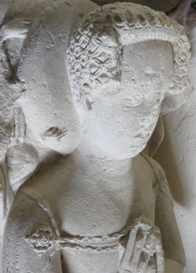 Upton Castle - St Giles wife of William Malefant 1380-1400